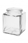Preview: Korkenglas 100 ml quadratisch  Lieferung ohne Kork, bei Bedarf bitte separat bestellen!